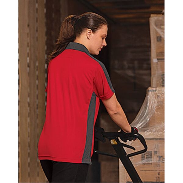 Red Kap Women's Performance Knit Two-Tone Polo SK53 Women's Performance Knit Two-Tone Polo Thumbnail