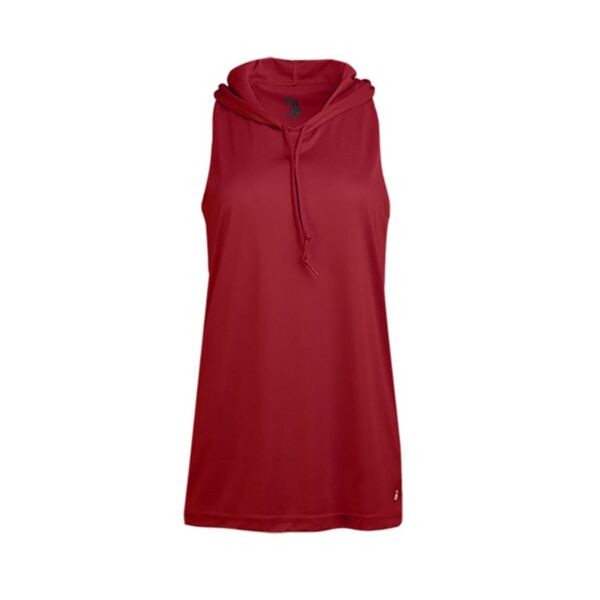 Badger Women's B-Core Racerback Hooded Tank Top 4111 Women's B-Core Racerback Hooded Tank Top Thumbnail