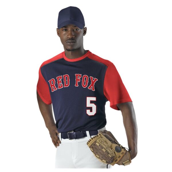 Alleson Athletic Men's Crewneck Pullover Baseball Jersey 532CJ Men's Crewneck Pullover Baseball Jersey Thumbnail