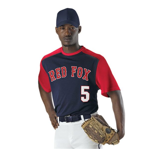 Alleson Athletic Youth Crewneck Pullover Baseball Jersey 532CJY Youth Crewneck Pullover Baseball Jersey Thumbnail
