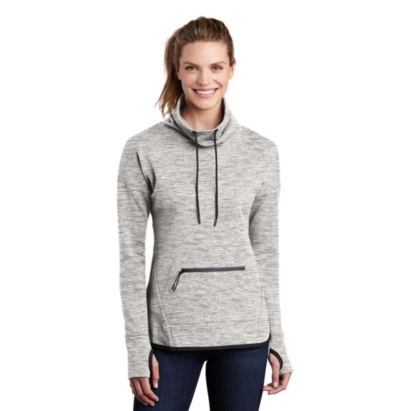 Sport Tek Women's Triumph Cowl Neck Pullover LST280 Women's Triumph Cowl Neck Pullover Thumbnail