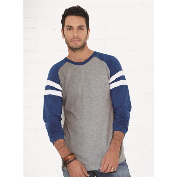 LAT Unisex Fine Jersey Mash Up Long Sleeve Tee 6934 Unisex Fine Jersey Mash Up Long Sleeve Tee Thumbnail
