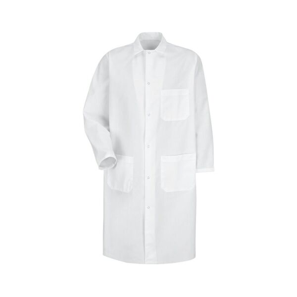 Red Kap Unisex Butcher Coat with Exterior Chest Pocket KS62 Unisex Butcher Coat with Exterior Chest Pocket Thumbnail
