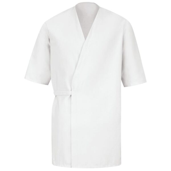 Red Kap Men's Collarless Poplin Butcher Wrap WP18 Men's Collarless Poplin Butcher Wrap Thumbnail