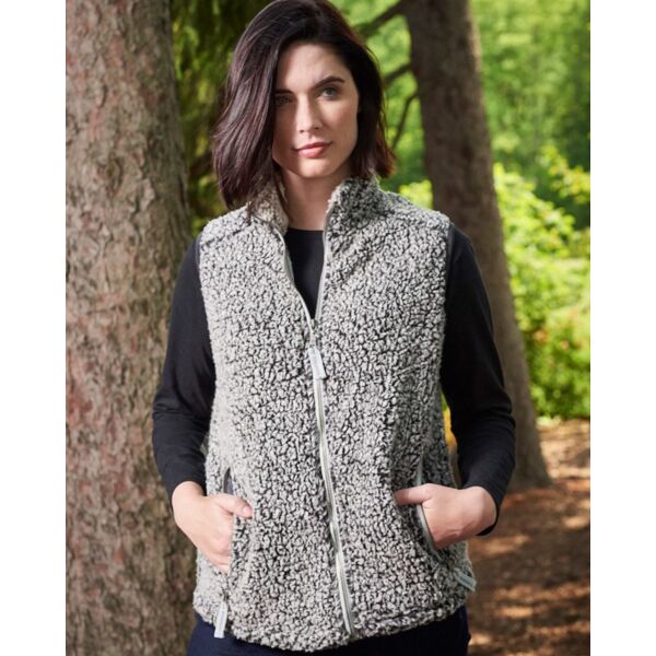 J. America Women’s Epic Sherpa Full-Zip Vest 8456 Women’s Epic Sherpa Full-Zip Vest Thumbnail