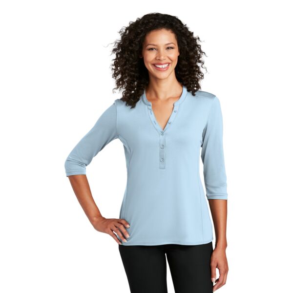 Port Authority Women's UV Choice Pique Henley LK750 Women's UV Choice Pique Henley Thumbnail