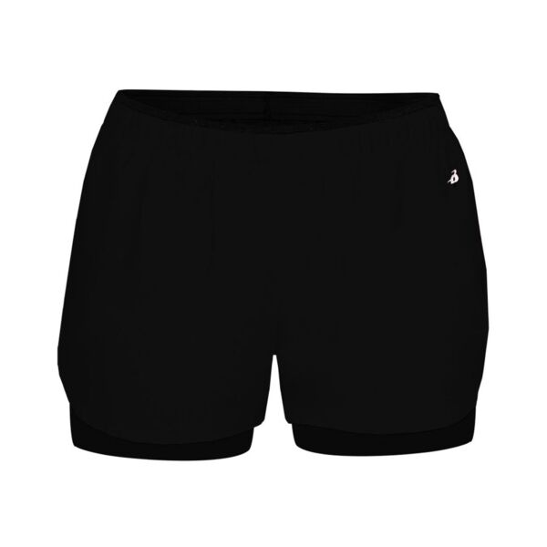 Badger Women's Double Up Shorts 6150 Women's Double Up Shorts Thumbnail