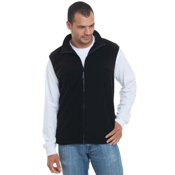 Bayside Men's USA-Made Full-Zip Fleece Vest 1120 Men's USA-Made Full-Zip Fleece Vest Thumbnail