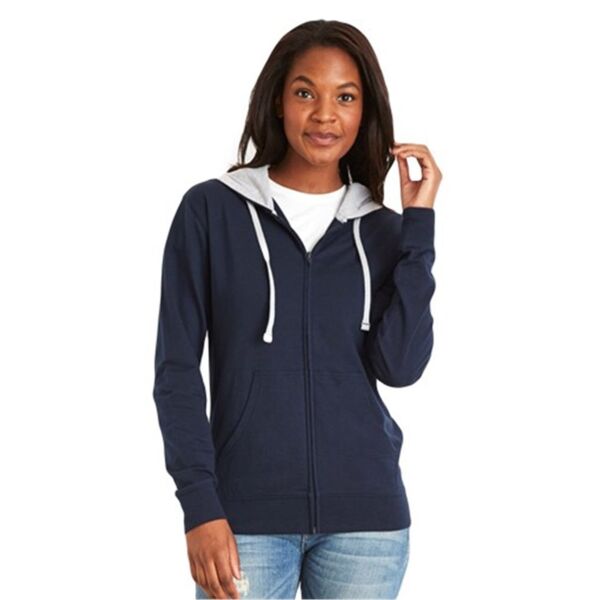 Next Level Apparel Unisex Laguna Full-Zip Hoodie Sweatshirt 9601 Unisex Laguna Full-Zip Hoodie Sweatshirt Thumbnail