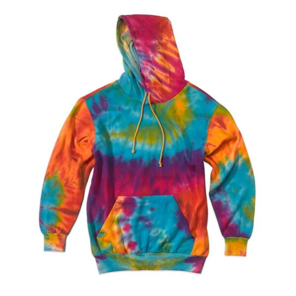 MV Sport Unisex Classic Fleece Tie-Dye Hooded Sweatshirt 1290 Unisex Classic Fleece Tie-Dye Hooded Sweatshirt Thumbnail