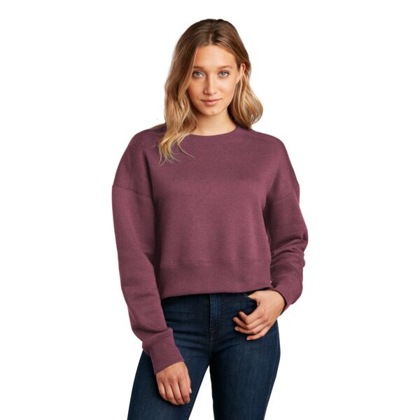 District Women's Perfect Weight ® Fleece Cropped Crew DT1105 Women's Perfect Weight ® Fleece Cropped Crew Thumbnail