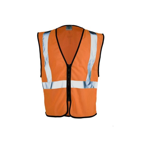 Kishigo Unisex Zippered Mesh Economy Class 2 Vest 1547-1548 Unisex Zippered Mesh Economy Class 2 Vest Thumbnail