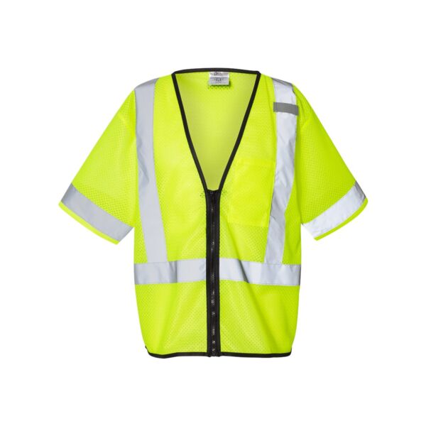Kishigo Unisex Economy Single Pocket Zipper Vest 1567-1568 Unisex Economy Single Pocket Zipper Vest Thumbnail