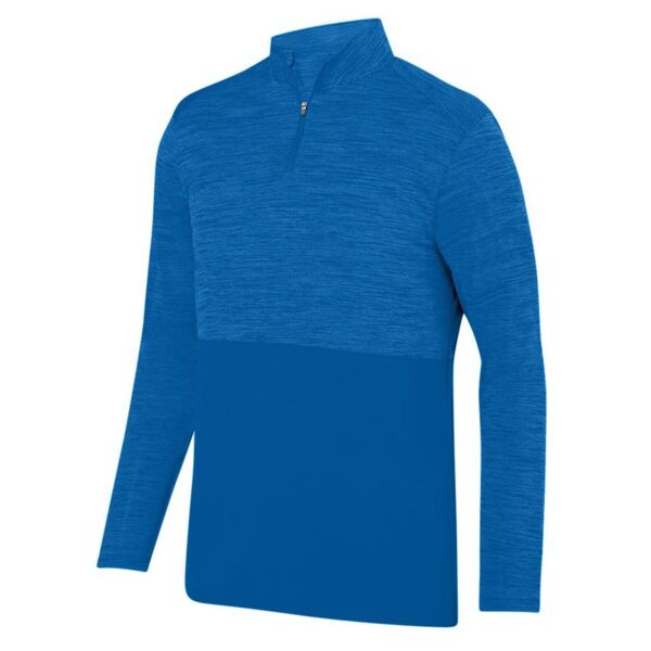 Augusta Sportswear Men's Shadow Tonal Heather Quarter-Zip Pullover 2908 Men's Shadow Tonal Heather Quarter-Zip Pullover Thumbnail