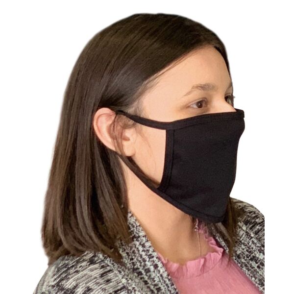 Bayside USA-Made 100% Cotton Face Mask 1900 USA-Made 100% Cotton Face Mask Thumbnail
