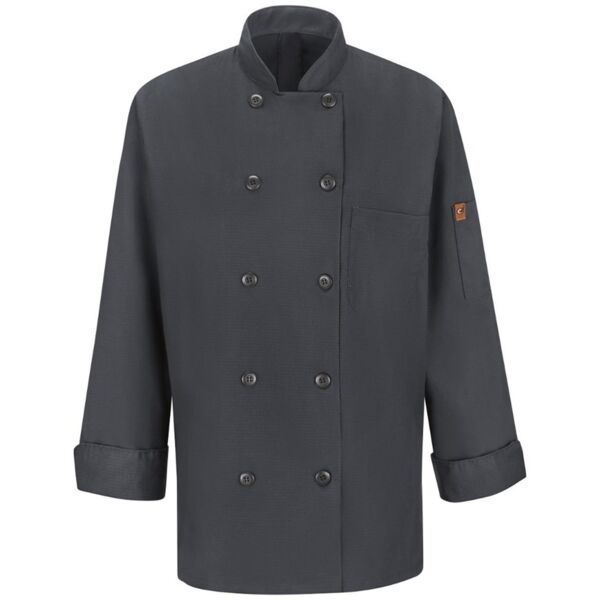 Chef Designs Women's Mimix™ Chef Coat with OilBlok 041X Women's Mimix™ Chef Coat with OilBlok Thumbnail