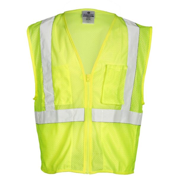 Kishigo Unisex Self Extinguishing Mesh Vest FM419-420 Unisex Self Extinguishing Mesh Vest Thumbnail