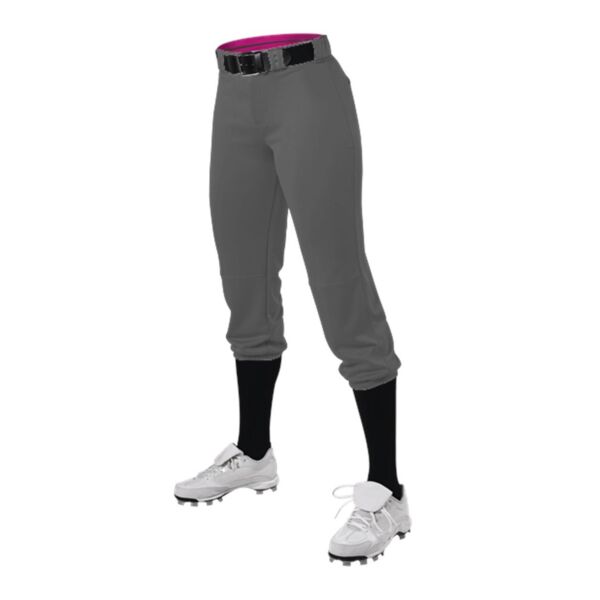 Alleson Athletic Girls' Belted Speed Premium Fastpitch Pants 615PSG Girls' Belted Speed Premium Fastpitch Pants Thumbnail