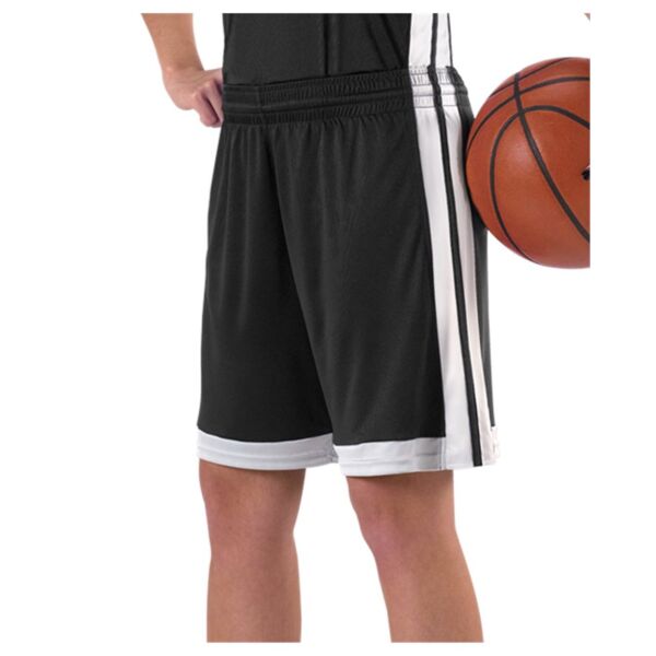 Alleson Athletic Women's Single Ply Basketball Shorts 538PW Women's Single Ply Basketball Shorts Thumbnail