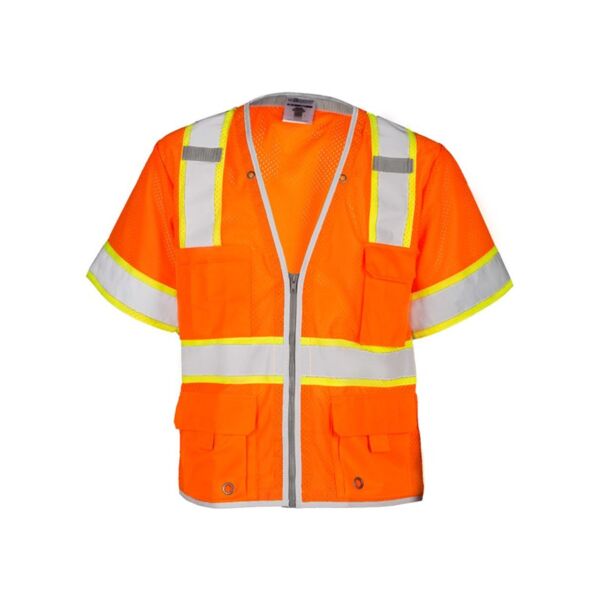 Kishigo Unisex Premium Brilliant Series® Heavy Duty Class 3 Vest 1550-1551 Unisex Premium Brilliant Series® Heavy Duty Class 3 Vest Thumbnail