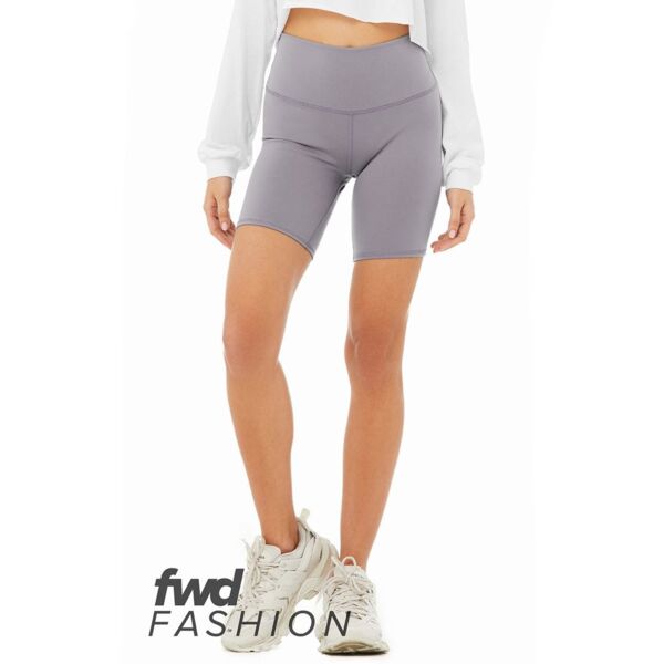 Bella + Canvas Women's FWD Fashion High Waist Biker Shorts 0814 Women's FWD Fashion High Waist Biker Shorts Thumbnail