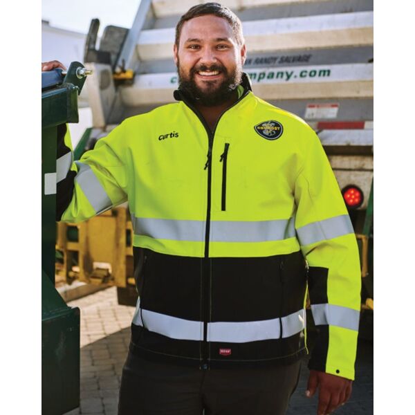 Red Kap Men's Hi-Visibility Soft Shell Jacket JY34 Men's Hi-Visibility Soft Shell Jacket Thumbnail