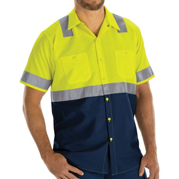Red Kap Men's Enhanced & Hi-Visibility Work Shirt SY24 Men's Enhanced & Hi-Visibility Work Shirt Thumbnail