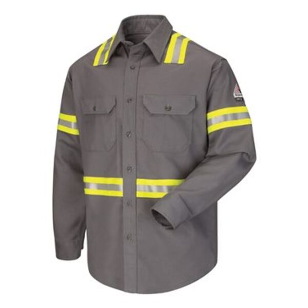 Bulwark Men's Enhanced Visibility Uniform Shirt SLDT Men's Enhanced Visibility Uniform Shirt Thumbnail