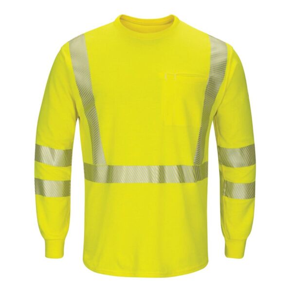 Bulwark Men's Tall Hi-Visibility Lightweight Long Sleeve T-Shirt SMK8T Men's Tall Hi-Visibility Lightweight Long Sleeve T-Shirt Thumbnail