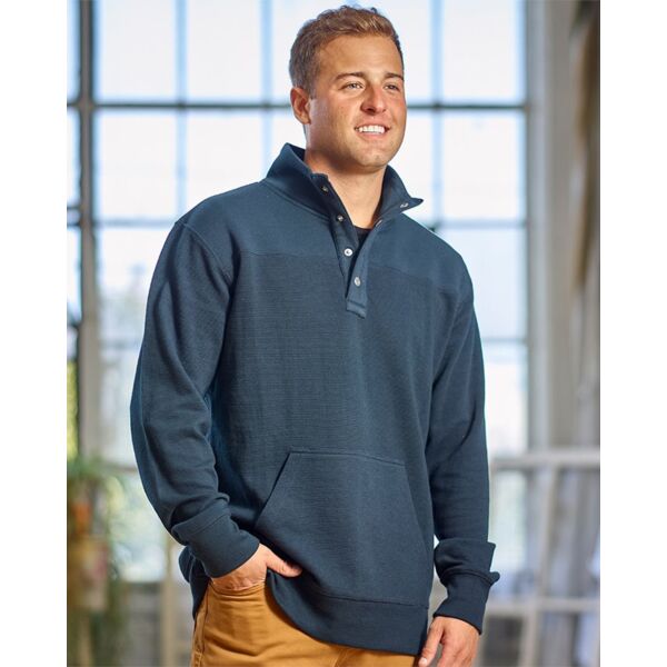 Men's Ripple Fleece Snap Sweatshirt Thumbnail