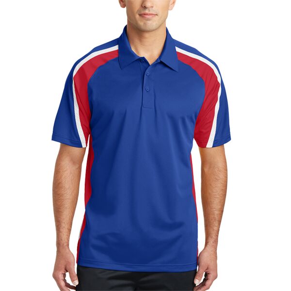 Tricolor Micropique Sport Wick ® Performance Polo Thumbnail