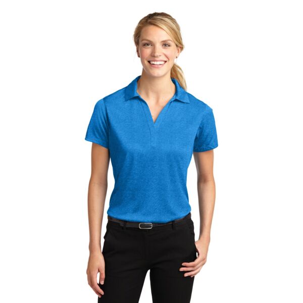 Sport Tek Ladies Heather Contender Performance Polo LST660 Ladies Heather Contender Performance Polo Thumbnail