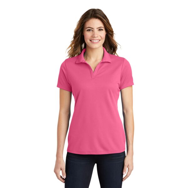 Sport Tek Ladies PosiCharge ® RacerMesh ® Performance Polo LST640 Ladies PosiCharge ® RacerMesh ® Performance Polo Thumbnail