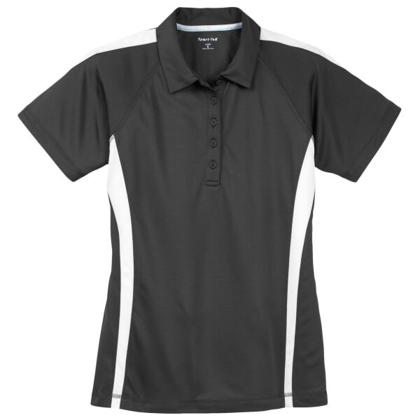 Ladies PosiCharge ® Micro Mesh Colorblock Performance Polo Thumbnail