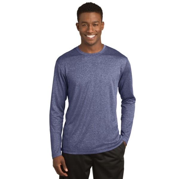 Sport Tek Long Sleeve Heather Performance Tee ST360LS Long Sleeve Heather Performance Tee Thumbnail