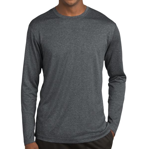 Long Sleeve Heather Performance Tee Thumbnail