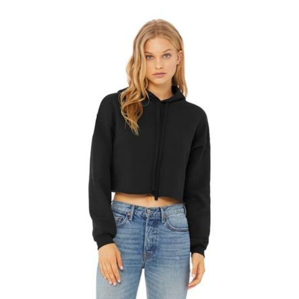 Bella + Canvas Women's Sponge Fleece Cropped Fleece Hoodie BC7502 Women's Sponge Fleece Cropped Fleece Hoodie Thumbnail