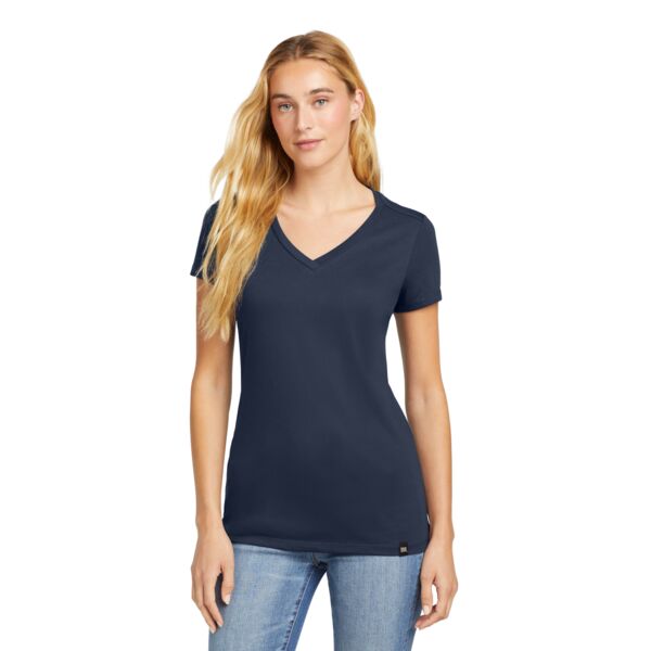 New Era Ladies Heritage Blend V Neck Tee LNEA101 Ladies Heritage Blend V Neck Tee Thumbnail