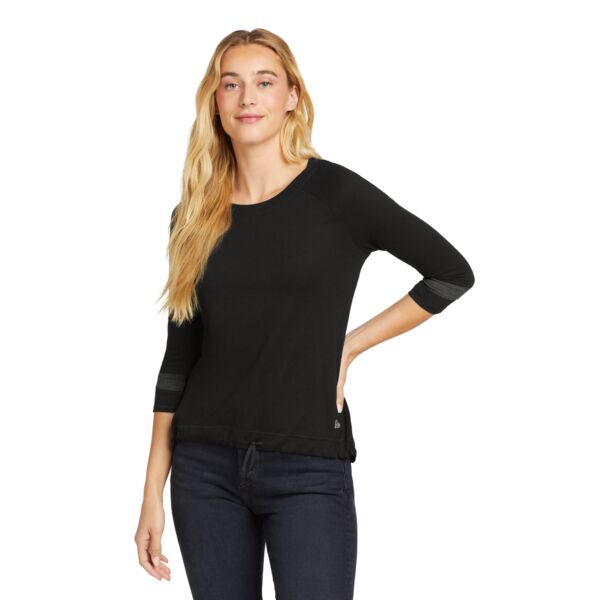 New Era Ladies Tri Blend 3/4 Sleeve Tee LNEA136 Ladies Tri Blend 3/4 Sleeve Tee Thumbnail