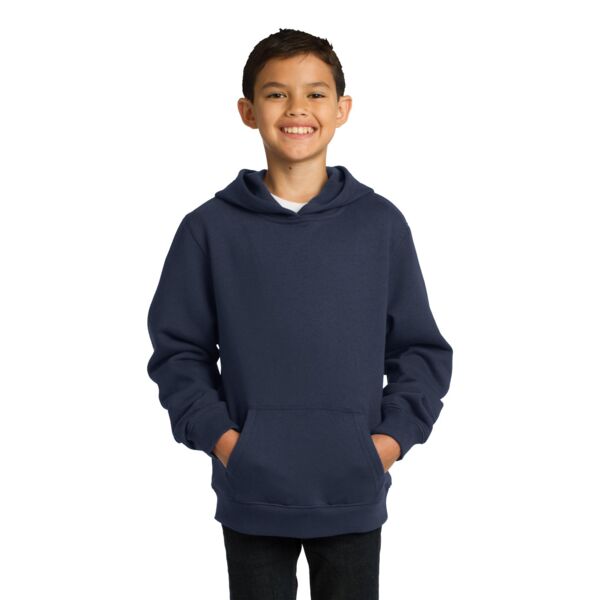 Sport Tek Youth Pullover Hooded Sweatshirt YST254 Youth Pullover Hooded Sweatshirt Thumbnail