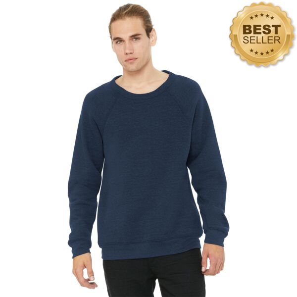 Bella + Canvas Unisex Sponge Fleece Raglan Sweatshirt BC3901 Unisex Sponge Fleece Raglan Sweatshirt Thumbnail