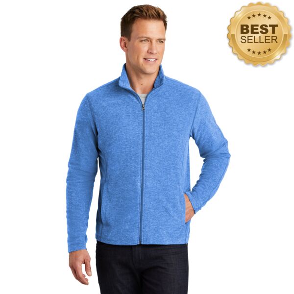 Port Authority Heather Microfleece Full Zip Jacket F235 Heather Microfleece Full Zip Jacket Thumbnail