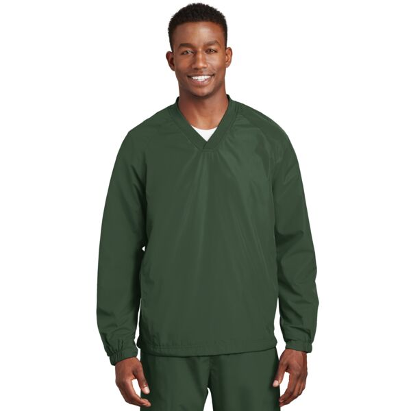 Sport Tek V Neck Raglan Wind Shirt JST72 V Neck Raglan Wind Shirt Thumbnail