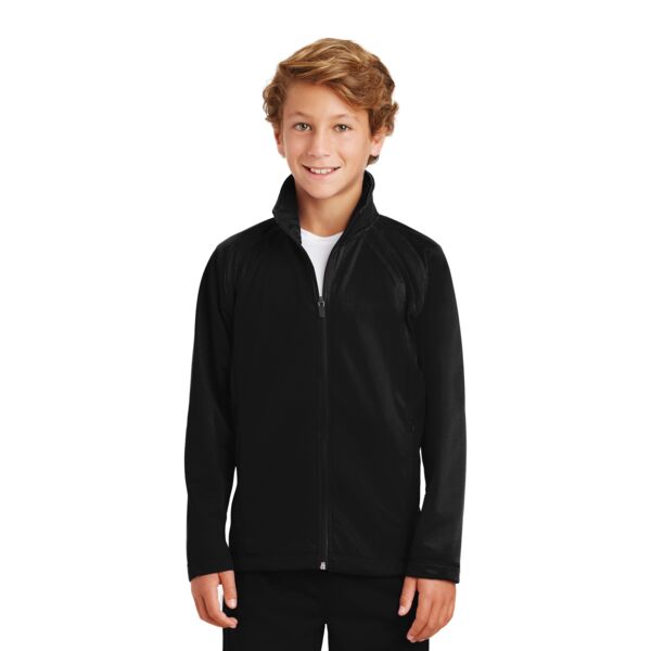 Sport Tek Youth Tricot Track Jacket YST90 Youth Tricot Track Jacket Thumbnail