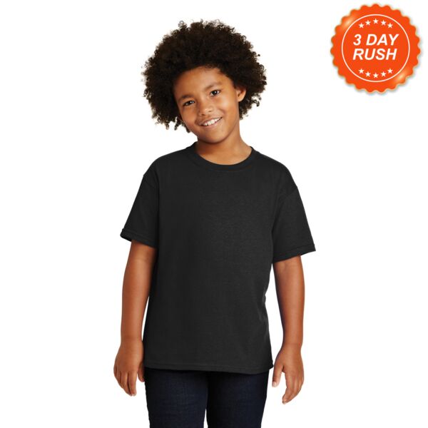 Gildan Youth Heavy Cotton  100% Cotton T Shirt - 3 Day Rush 5000B Youth Heavy Cotton  100% Cotton T Shirt - 3 Day Rush Thumbnail