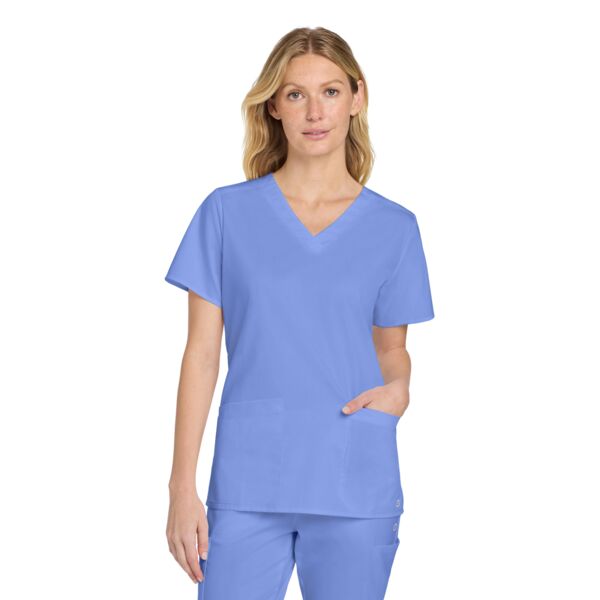 Wink Women's WorkFlex  V Neck Top WW4560 Women's WorkFlex  V Neck Top Thumbnail