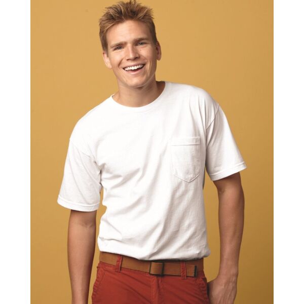 Bayside USA-Made Short T-Shirt With a Pocket 5070 USA-Made Short T-Shirt With a Pocket Thumbnail