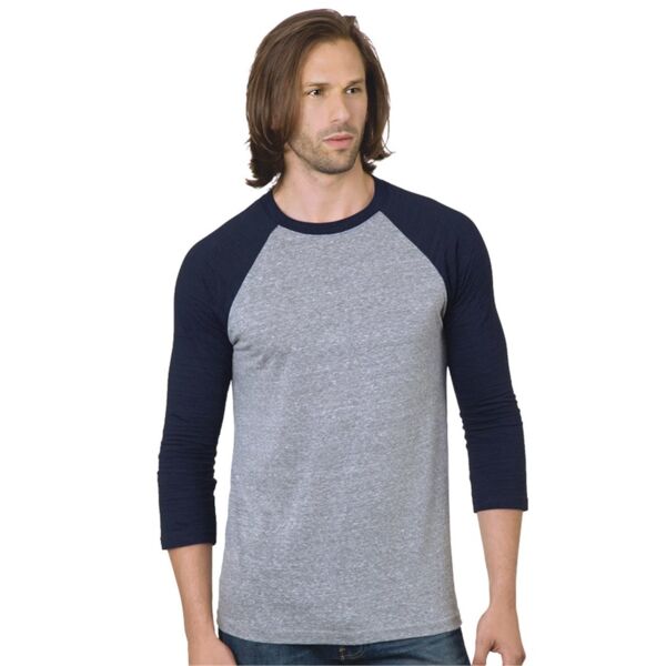 Bayside USA Tri blend Three-Quarter Sleeve Raglan T-Shirt 9525 USA Tri blend Three-Quarter Sleeve Raglan T-Shirt Thumbnail