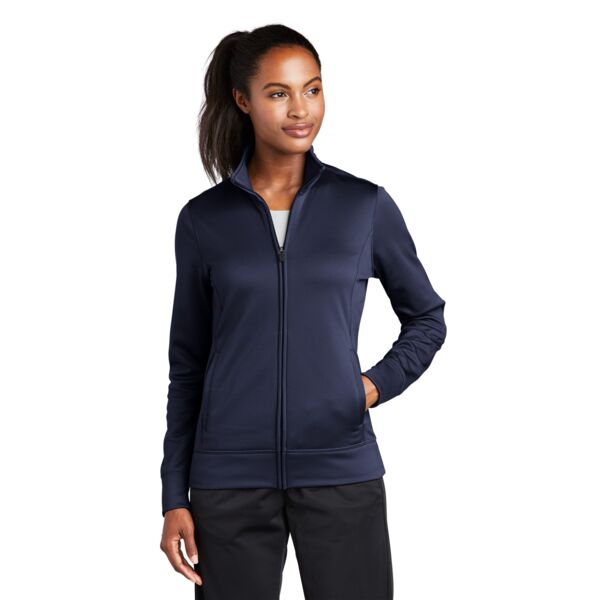 Sport Tek Women's Sport Wick ® Fleece Full Zip Jacket LST241 Women's Sport Wick ® Fleece Full Zip Jacket Thumbnail