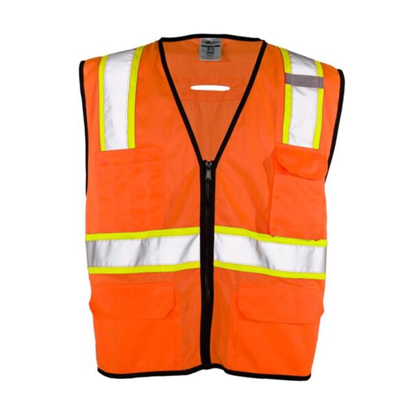 Kishigo 6 Pocket Contrast Class 2 Vest 1580-1581 6 Pocket Contrast Class 2 Vest Thumbnail